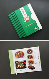 生態(tài)餐廳菜譜排版制作-菜譜菜單設計制作