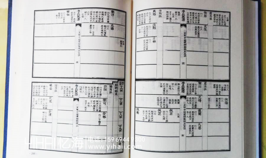 山東李氏族譜家譜設(shè)計制作-昆明宗譜排版裝訂