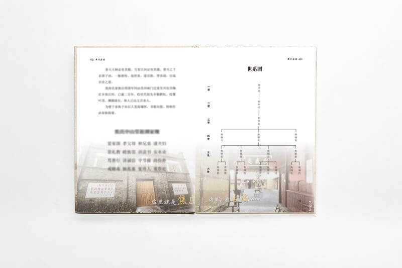 設計排版焦氏家譜
