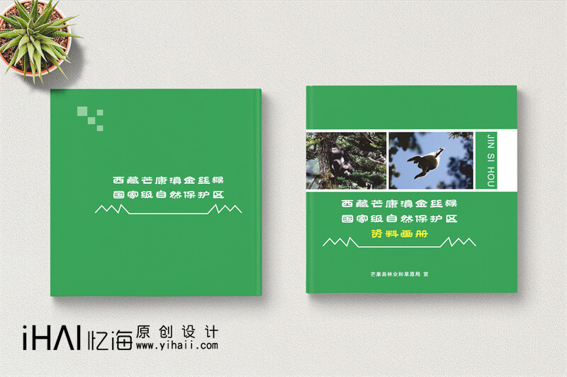 野生動物保護精裝宣傳畫冊制作