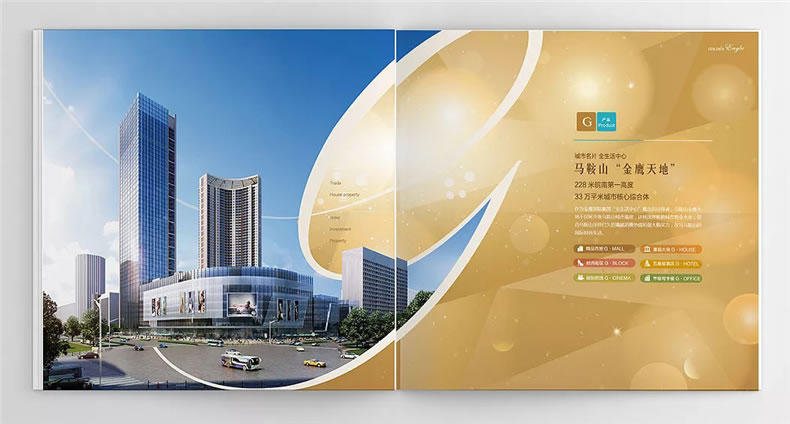商業(yè)廣場樓書設計-房地產(chǎn)企業(yè)招商投資宣傳畫冊設計制作案例賞析!