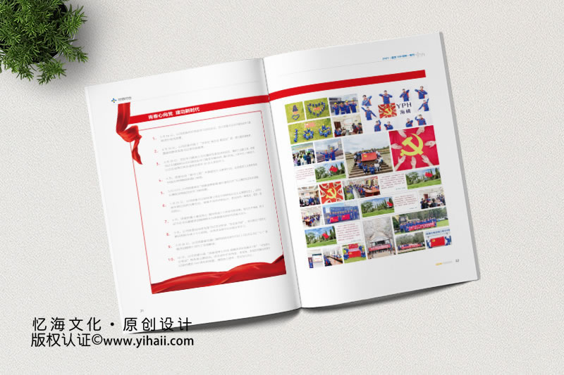 ?？诹谆瘧c黨100周年企業(yè)期刊畫冊