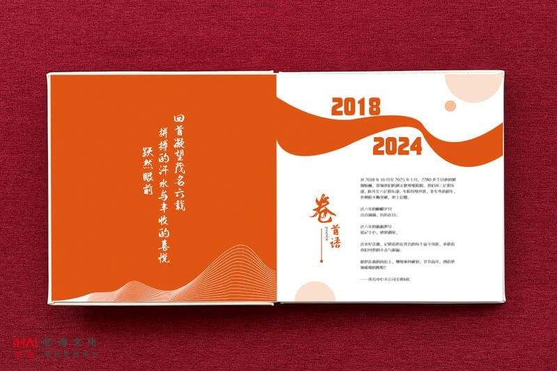 制作領導的紀念相冊禮物