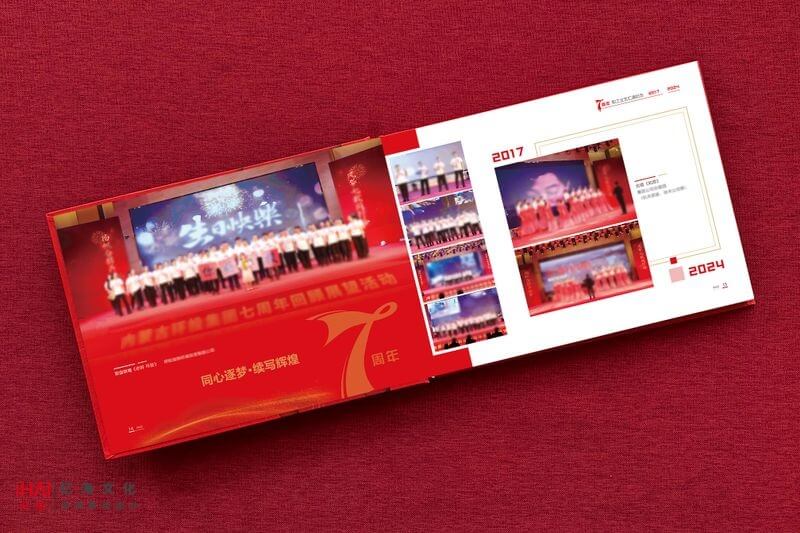 7年企業(yè)集團(tuán)活動(dòng)紀(jì)念相冊(cè)記錄