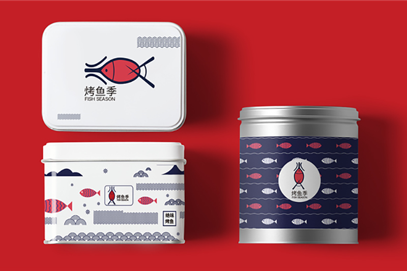 昆明餐廳vi品牌設(shè)計公司的創(chuàng)意案例-烤魚店主題
