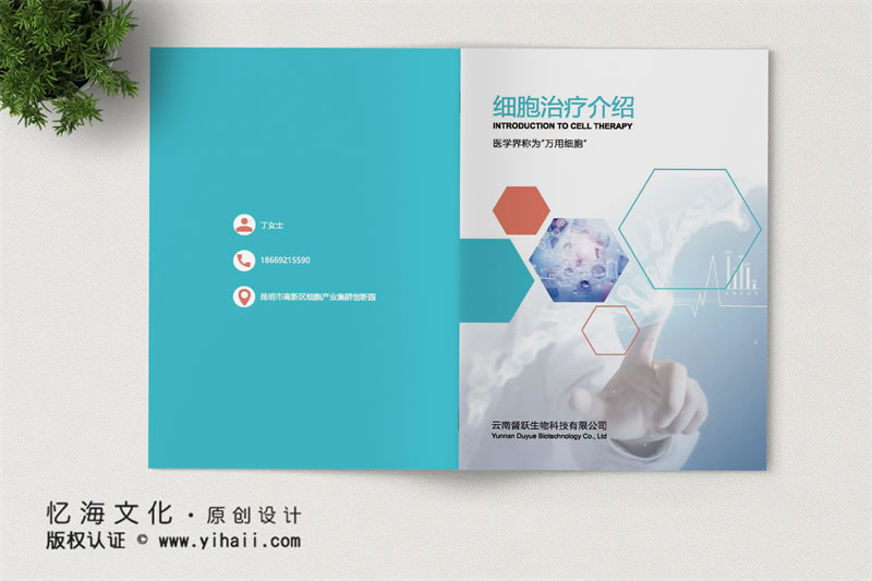 昆明憶海文化昆明企業(yè)宣傳畫冊制作-公司宣傳畫冊定制-生物科技公司畫冊設(shè)計