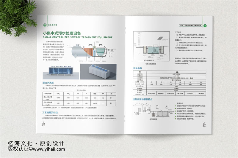 昆明憶海文化-環(huán)境科技公司畫冊(cè)制作-污水垃圾處理企業(yè)畫冊(cè)設(shè)計(jì)