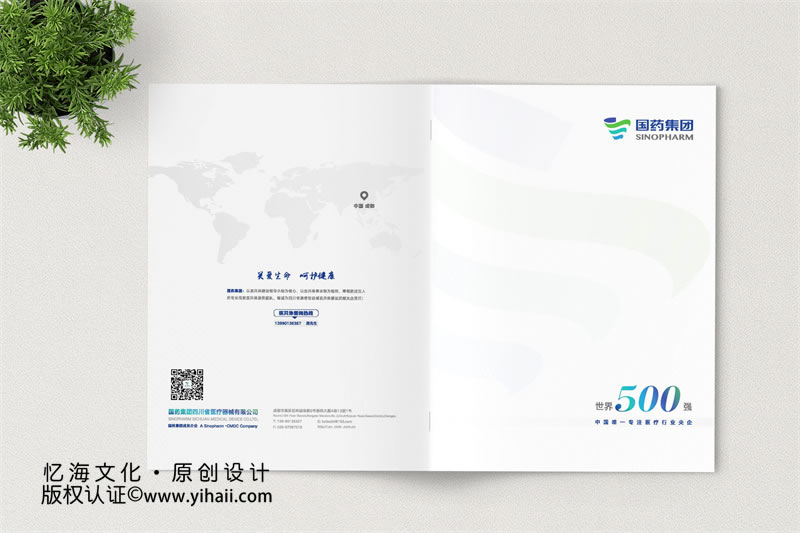國藥集團畫冊設(shè)計定制