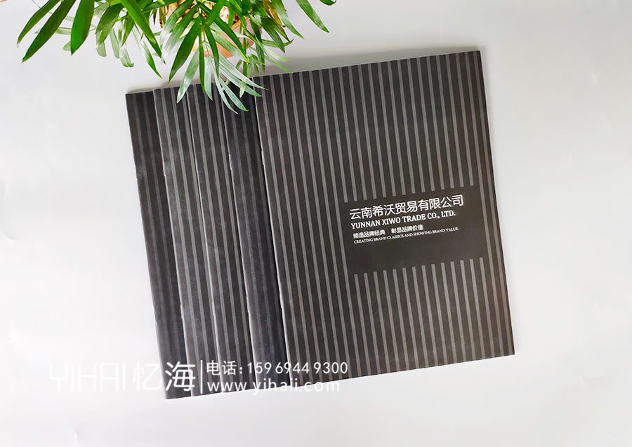 昆明憶海文化企業(yè)畫冊封面設(shè)計制作-定制企業(yè)宣傳畫冊　